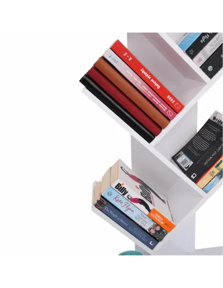 Raft, BAKI NEW TYP 1, bibliotecă living/dormitor, 43x20x143.5 cm, PAL melaminat | MobilaOK