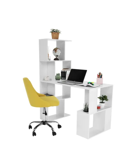 Masă de birou FLOKI NEW, birou, 120x60x150 cm, PAL melaminat | MobilaOK