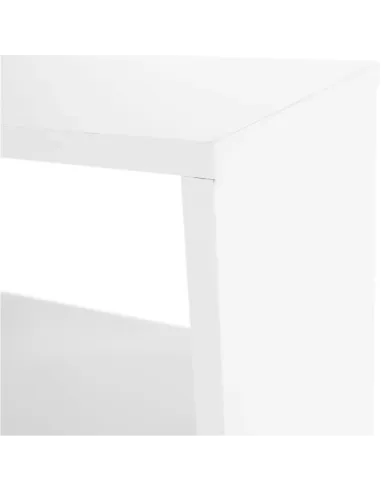 Măsuță portabilă ZOELA NEW, living/dormitor/birou, 60x24x70 cm, PAL, alb | MobilaOK