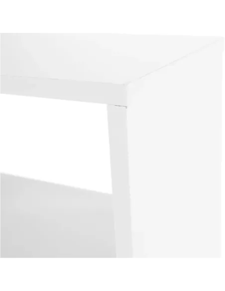 Măsuță portabilă ZOELA NEW, living/dormitor/birou, 60x24x70 cm, PAL, alb | MobilaOK