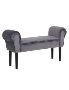 Bancă, BURDA, hol/dormitor/dressing, 100x30x56 cm, catifea Velvet/lemn | MobilaOK