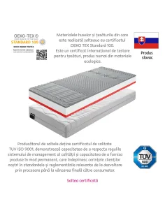 Saltea BE TEMPO 30 NEW, dormitor, 90x200 cm, spumă PUR | MobilaOK 2