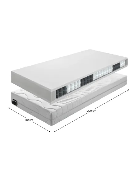 SALTEALERGIK NEW, 80x200, ARCTURI BUZUNAR, HUSA SPALABILA | MobilaOK