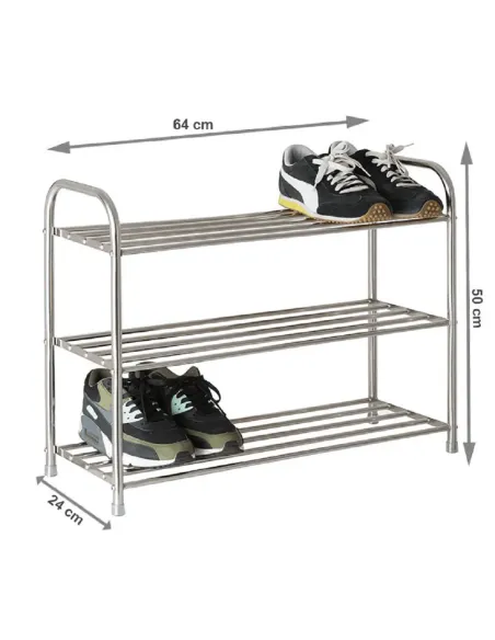 Pantofar NILS, dulap universal pentru pantofi, 60x24x50 cm, otel inoxidabil | MobilaOK