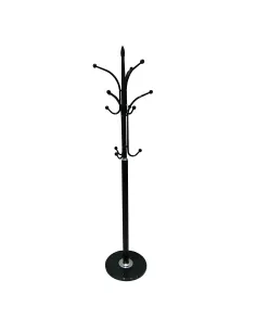 Cuier BELVIN pentru hol, 37x37x175 cm, Metal / Marmură | MobilaOK