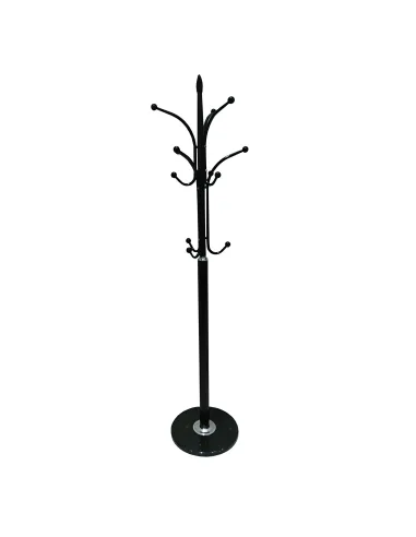 Cuier BELVIN pentru hol, 37x37x175 cm, Metal / Marmură | MobilaOK