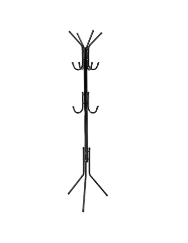 Cuier LORIK, tip pom pentru hol/dormitor, 29x29x172 cm, Metal/Plastic | MobilaOK