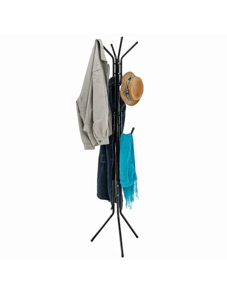 Cuier LORIK, tip pom pentru hol/dormitor, 29x29x172 cm, Metal/Plastic | MobilaOK