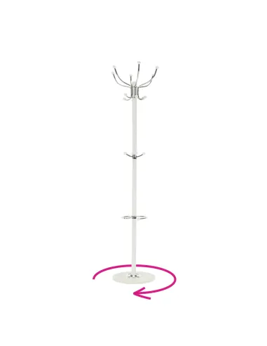 Cuier, JIMY NEW, hol/dormitor, 37x37x175 cm, Metal/Marmură | MobilaOK