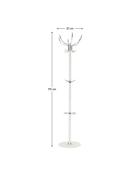 Cuier, JIMY NEW, hol/dormitor, 37x37x175 cm, Metal/Marmură | MobilaOK