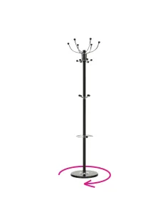 Cuier, negru, JIMY NEW | MobilaOK