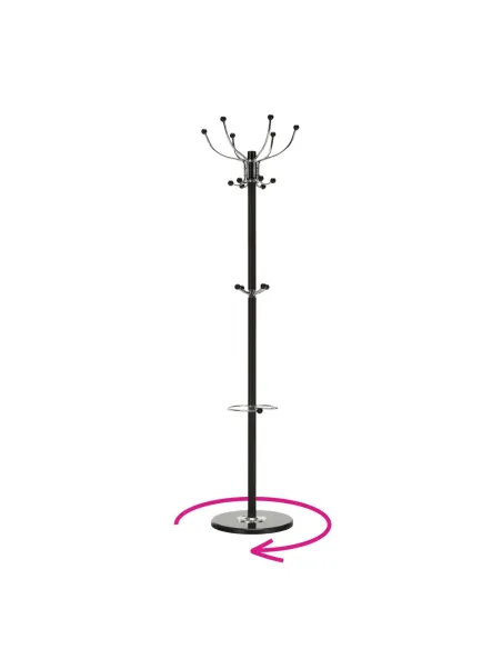Cuier, negru, JIMY NEW | MobilaOK