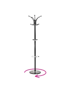 Cuier ALAN NEW, hol/intrare, 37x37x175 cm, Metal/Marmură | MobilaOK