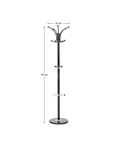 Cuier ALAN NEW, hol/intrare, 37x37x175 cm, Metal/Marmură | MobilaOK 2