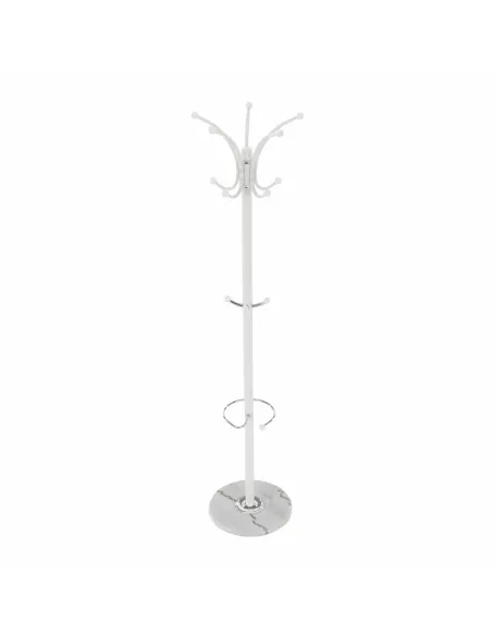 Cuier ALAN NEW pentru hol, 37x37x175 cm, Metal și Marmură | MobilaOK