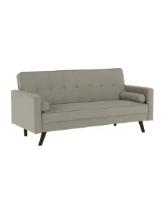 Canapea extensibilă OTISA, colțar living, 189x76x89 cm, material gri-maro taupe | MobilaOK