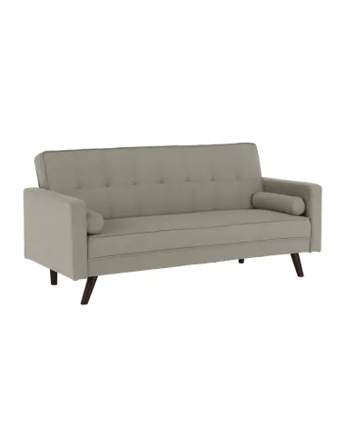 Canapea extensibilă OTISA, colțar living, 189x76x89 cm, material gri-maro taupe | MobilaOK