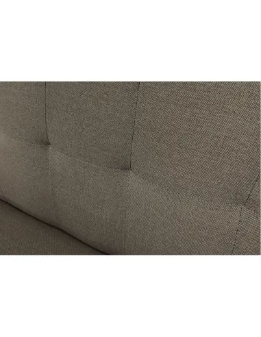 Canapea extensibilă OTISA, colțar living, 189x76x89 cm, material gri-maro taupe | MobilaOK