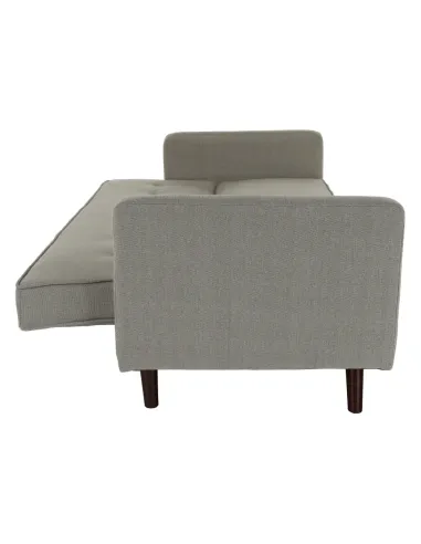 Canapea extensibilă OTISA, colțar living, 189x76x89 cm, material gri-maro taupe | MobilaOK
