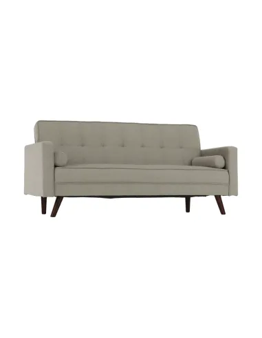 Canapea extensibilă OTISA, colțar living, 189x76x89 cm, material gri-maro taupe | MobilaOK