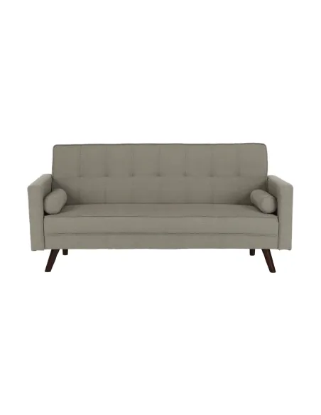 Canapea extensibilă OTISA, colțar living, 189x76x89 cm, material gri-maro taupe | MobilaOK