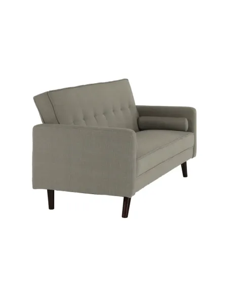 Canapea extensibilă OTISA, colțar living, 189x76x89 cm, material gri-maro taupe | MobilaOK