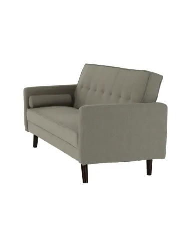 Canapea extensibilă OTISA, colțar living, 189x76x89 cm, material gri-maro taupe | MobilaOK