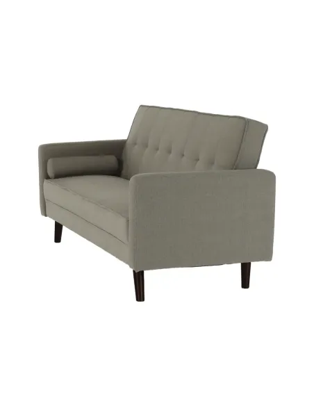 Canapea extensibilă OTISA, colțar living, 189x76x89 cm, material gri-maro taupe | MobilaOK