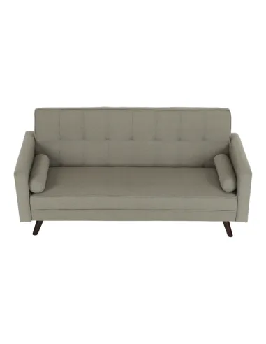 Canapea extensibilă OTISA, colțar living, 189x76x89 cm, material gri-maro taupe | MobilaOK