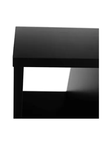 Măsuţă auxiliară, negru, ABBAS NEW | MobilaOK
