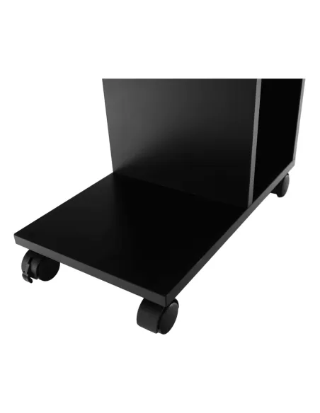 Măsuţă auxiliară, negru, ABBAS NEW | MobilaOK