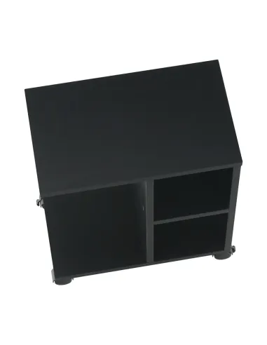 Măsuţă auxiliară, negru, ABBAS NEW | MobilaOK