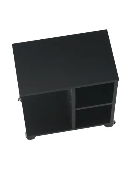 Măsuţă auxiliară, negru, ABBAS NEW | MobilaOK