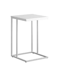 Măsuță portabilă KALA, living/birou/balcon, 40x40x61 cm, PAL și metal | MobilaOK