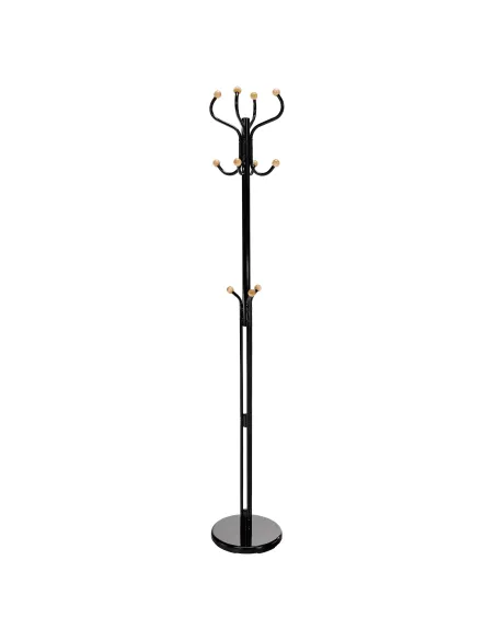 Cuier VASIL, hol/dormitor/birou, 30x30x198 cm, Metal/Lemn | MobilaOK