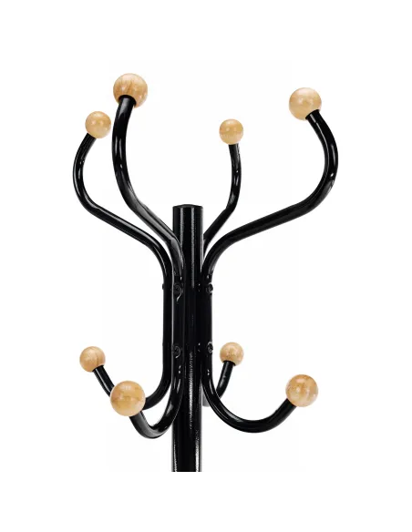 Cuier VASIL, hol/dormitor/birou, 30x30x198 cm, Metal/Lemn | MobilaOK