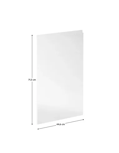 Uşă bucătărie AURORA, 44.6x71.3 cm, MDF alb lucios | MobilaOK