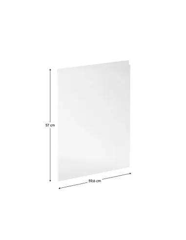 Uşă la maşina de spălat vase, alb extra lucios HG, 59,6x57, AURORA | MobilaOK