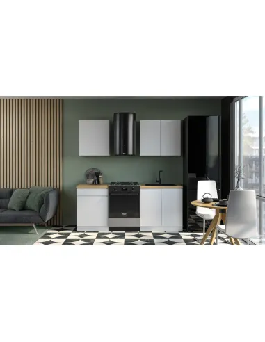 Uşă la maşina de spălat vase, alb extra lucios HG, 59,6x57, AURORA | MobilaOK