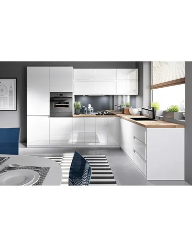 Uşă la maşina de spălat vase, alb extra lucios HG, 59,6x57, AURORA | MobilaOK