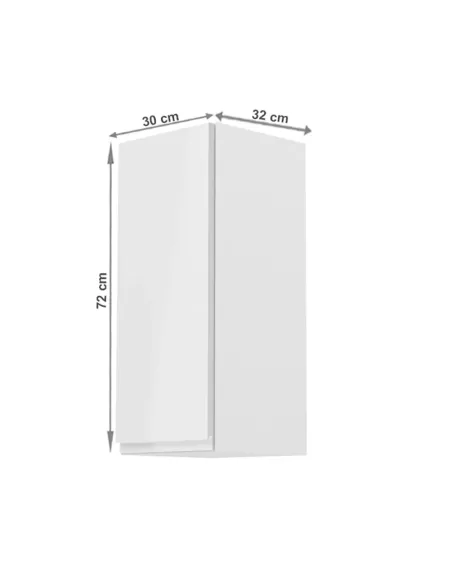 Dulap superior AURORA G30, bucătărie, 30x32x72 cm, PAL melaminat/MDF | MobilaOK