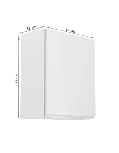 Dulap superior AURORA G601F, bucătărie, 60x32x72 cm, PAL melaminat/MDF | MobilaOK