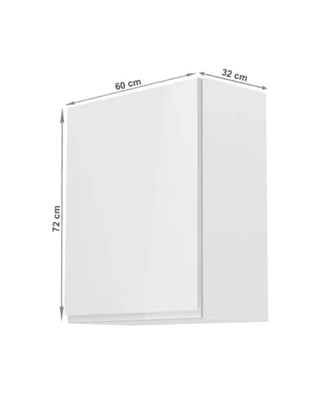 Dulap Superior, AURORA G601F, pentru bucătărie, 60x32x72 cm, PAL melaminat/MDF | MobilaOK