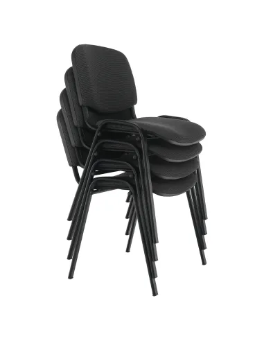 Scaun de birou ISO NEW, birou, 53x58x83 cm, textil și metal | MobilaOK