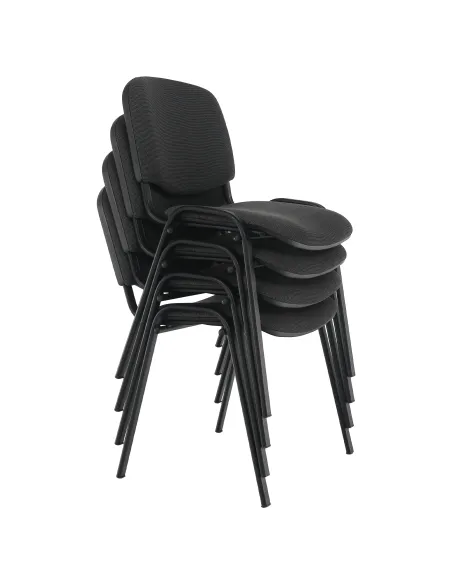 Scaun de birou ISO NEW, birou, 53x58x83 cm, textil și metal | MobilaOK