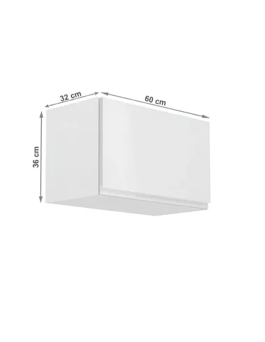 Dulap superior AURORA G60KN, bucătărie, 60x32x36 cm, PAL melaminat/MDF | MobilaOK