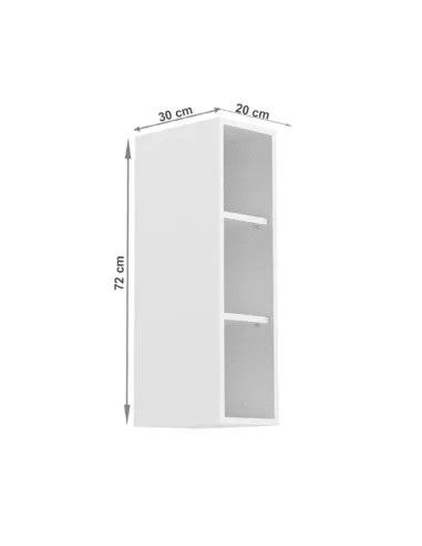 Dulap Superior, AURORA W200, bucătărie, 20x30x72 cm, PAL melaminat/MDF | MobilaOK