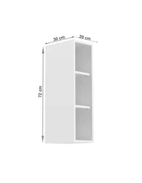 Dulap Superior, AURORA W200, bucătărie, 20x30x72 cm, PAL melaminat/MDF | MobilaOK