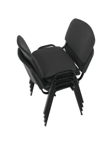 Scaun de birou ISO NEW, birou, 53x58x83 cm, textil și metal | MobilaOK
