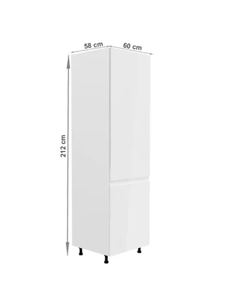 Dulap pentru frigider AURORA D60ZL, bucătărie, 60x50x82 cm, PAL melaminat | MobilaOK